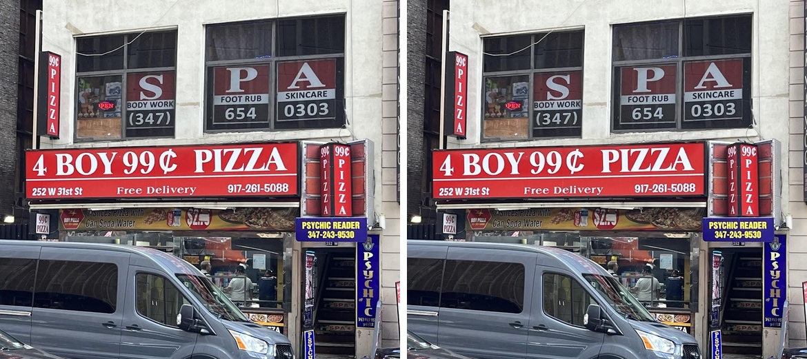 4 BOY PIZZA Menu