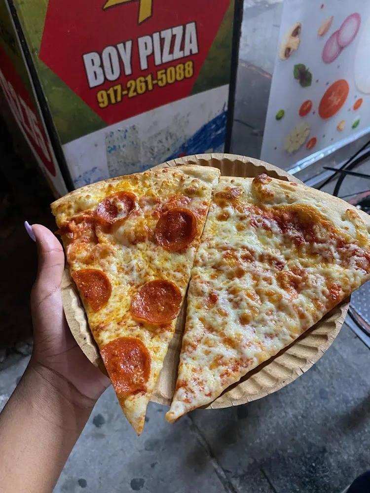 Cheese and Pepperoni Pizza Slice