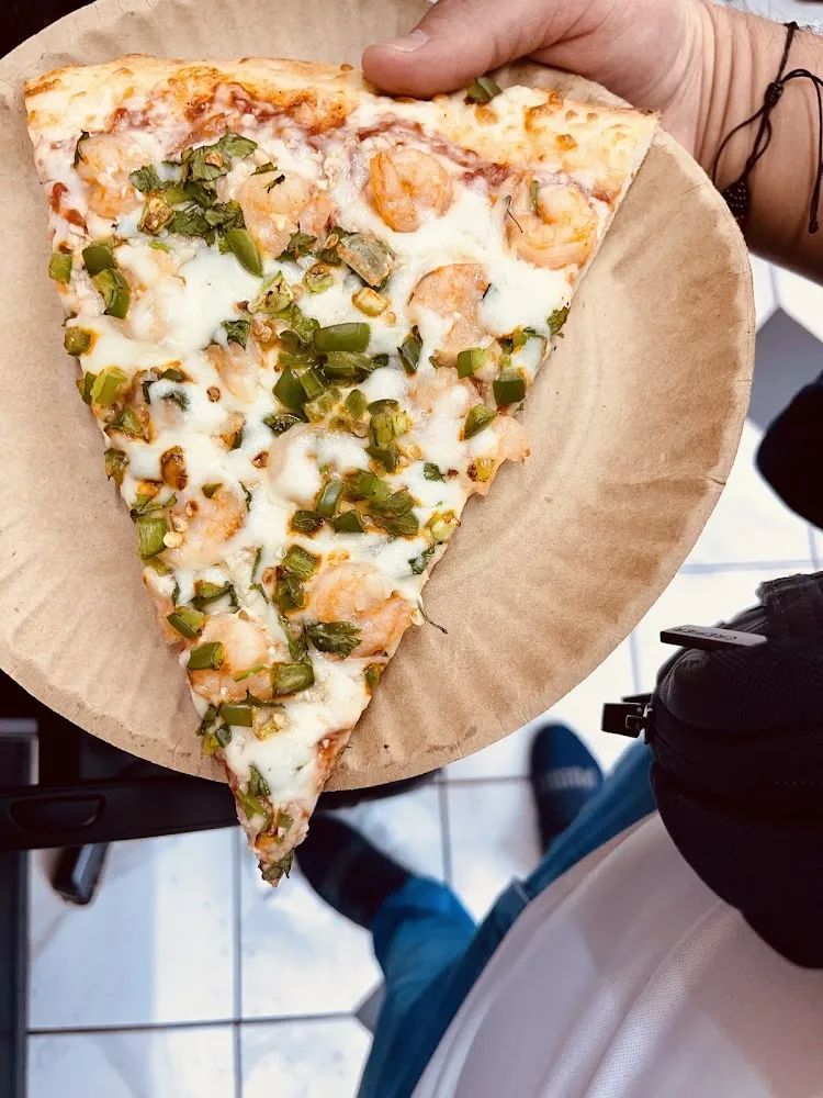 Garlic Shrimp Pizza